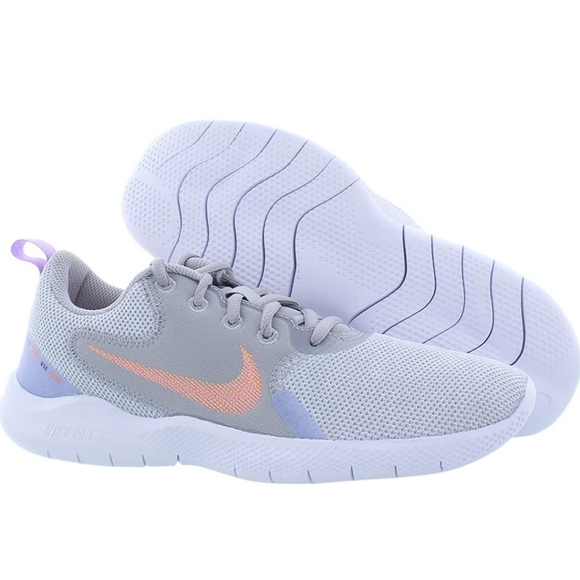 Nike Flex Experience Run 10 "Lt Grey/Pink/Orange Running ShoeSize 6.5 Wo… - Picture 1 of 6